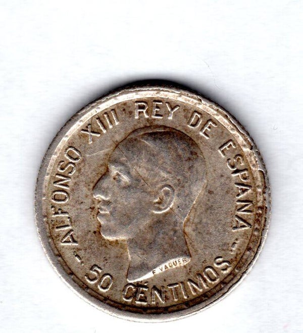 Spain. 50 Centimos 1926.   dy15963