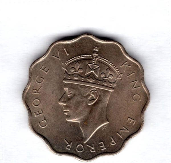 Seychelles. 10 Cents 1944. AU.