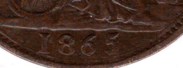 Victoria. Farthing. 1865/2.