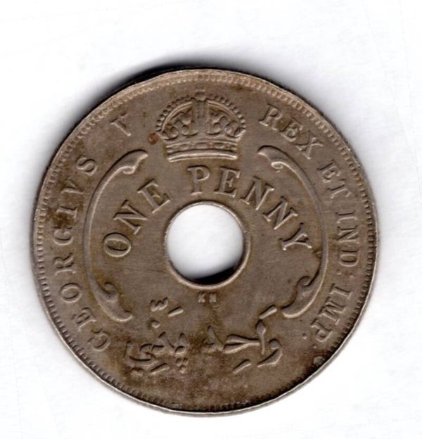 British West Africa. George V. Penny 1919KN.  dy16013