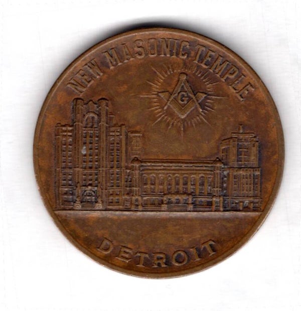 New Masonic Temple Detriot 1922.