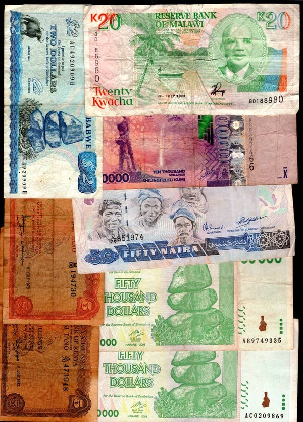 Africa. 40 Banknotes. Some Duplication. DY16069