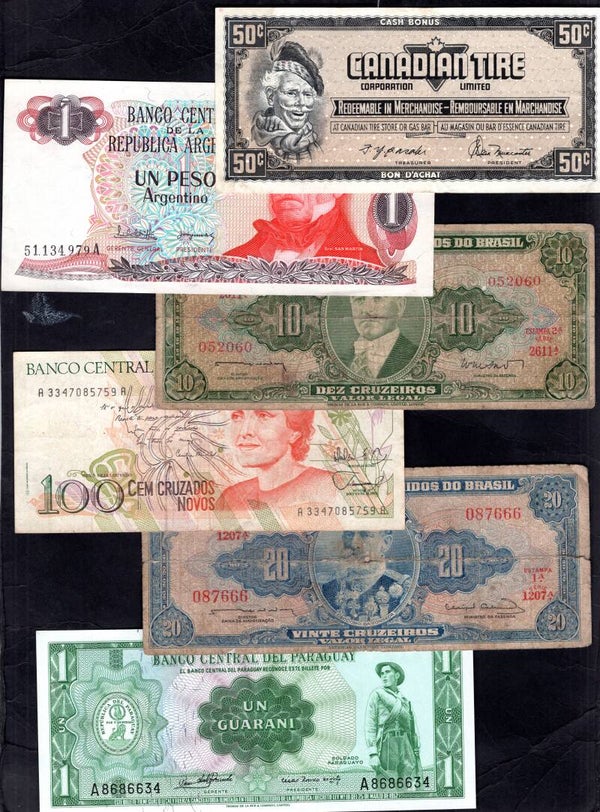 The Americas, 50 banknotes. Includes Duplication. DY16083