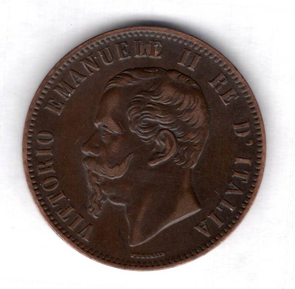 Italy. 10 Centesimi 1863.   dy16088