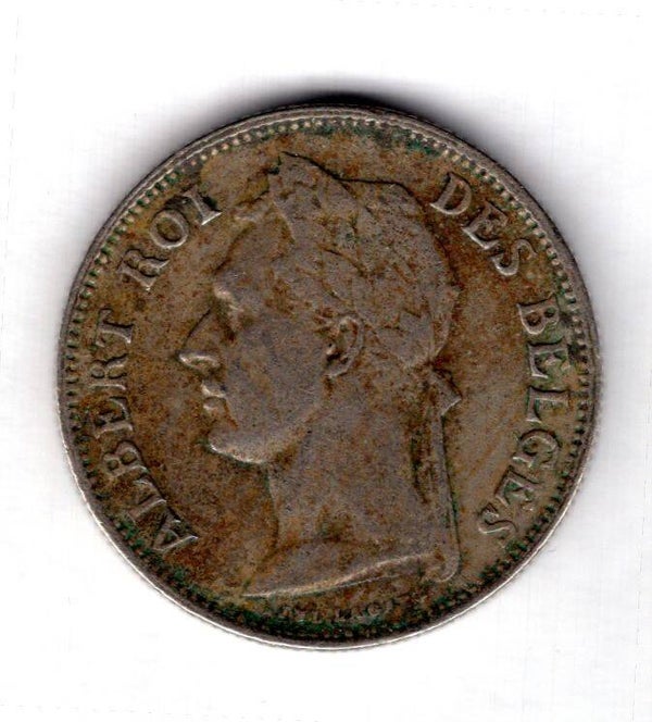Belgian Congo. 50 Centimes 1927.   dy16149