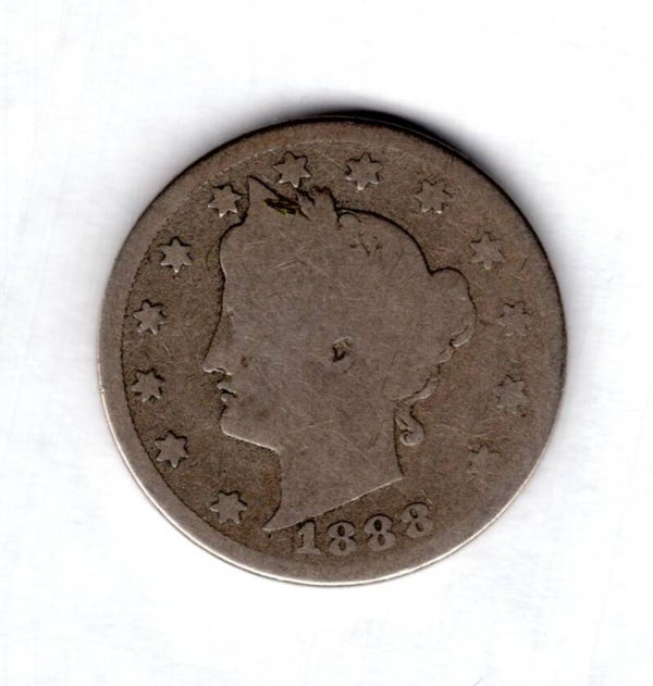 USA. 5 Cents 1888.  dy12176