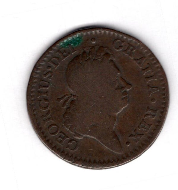 Ireland. Halfpenny 1723. 3 over 2 in date.
