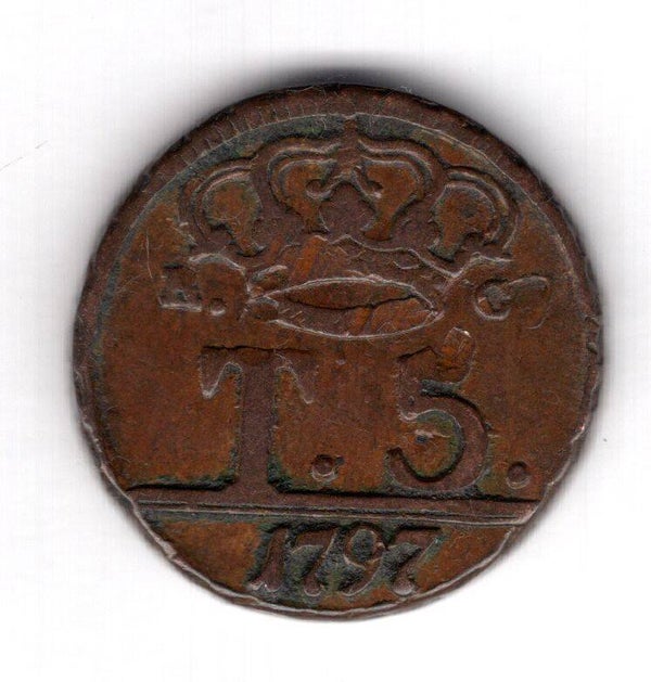 Naples. 5 Tornesi. 1797.