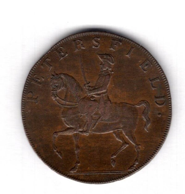 Petersfield Hampshire. Promissory Halfpenny 1793.