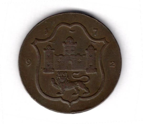 John Harvey Norwich Weaver Halfpenny 1792.