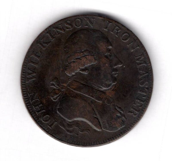 Wilkinson Iron Master Halfpenny 1790.