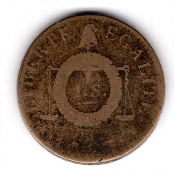 France. 1 Sol year 2 (1793).