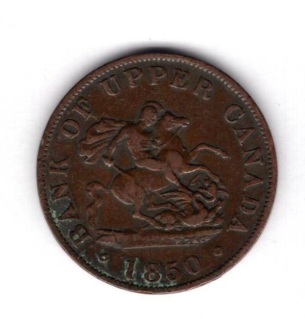 Canada. Lower. Halfpenny 1850.  dy16300