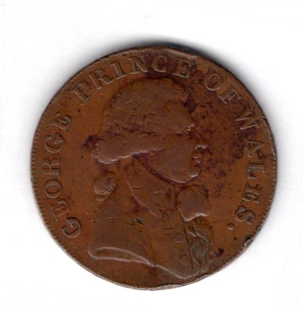 George Prince of Wales Halfpenny 1794. Edge; Brighton Camp.