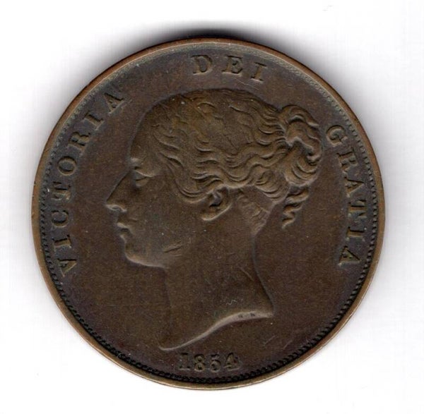 Victoria. Penny 1854.            DY16408