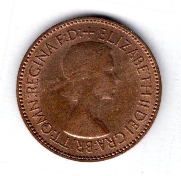 Elizabeth II. Halfpenny 1953.