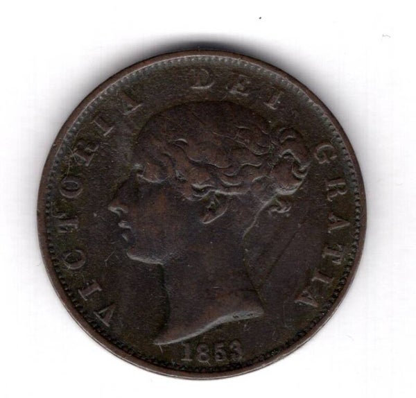 Victoria. Halfpenny 1853.   DY16490
