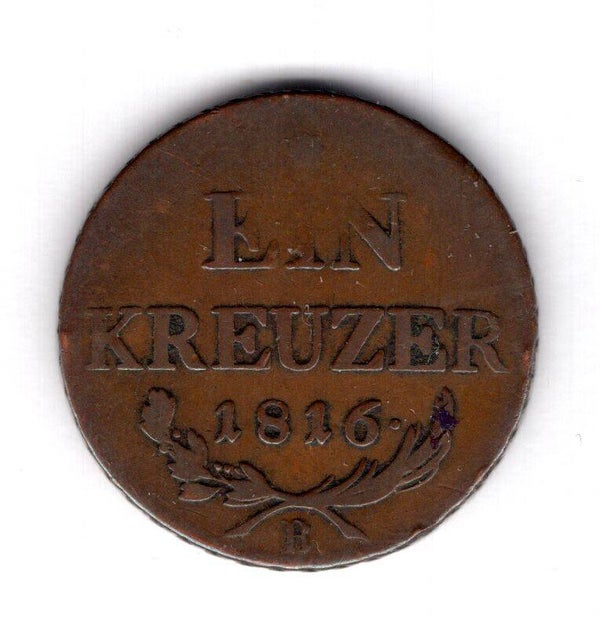 Austria. Kreuzer 1816B.