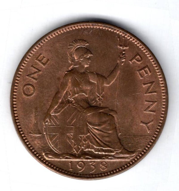 George VI. Penny 1938.