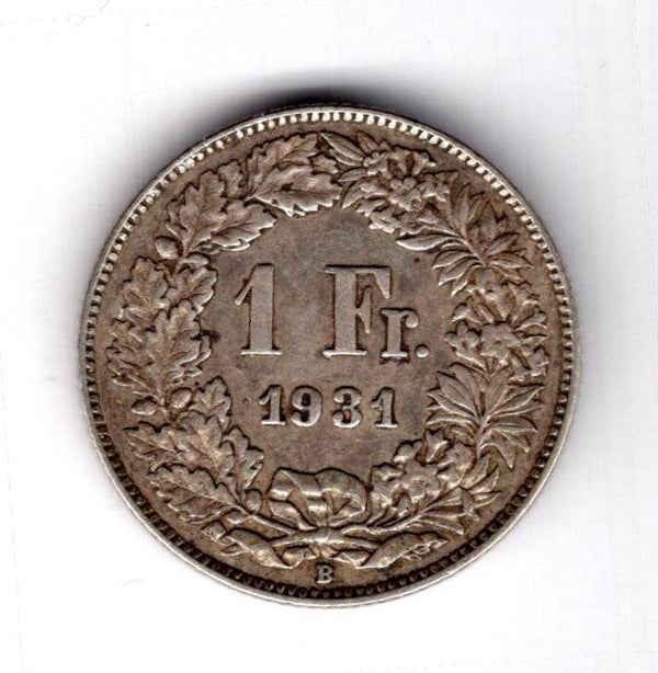 Switzerland. Franc 1931.   dy16520