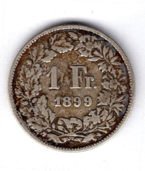 Switzerland. Franc 1899.   dy16521