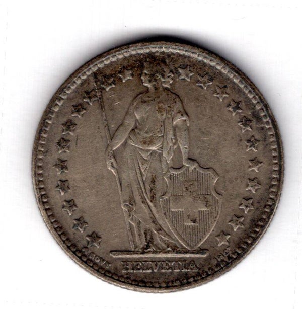 Switzerland. 2 Francs 1932.   dy16530