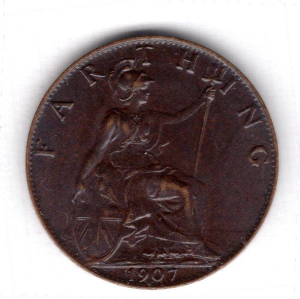 Edward VII. Farthing 1907.