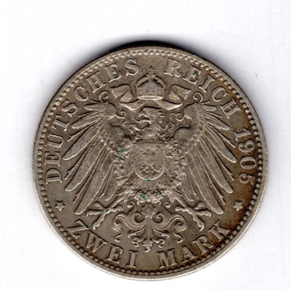 Bayern/Bavaria. 2 Mark 1905D.   dy16547