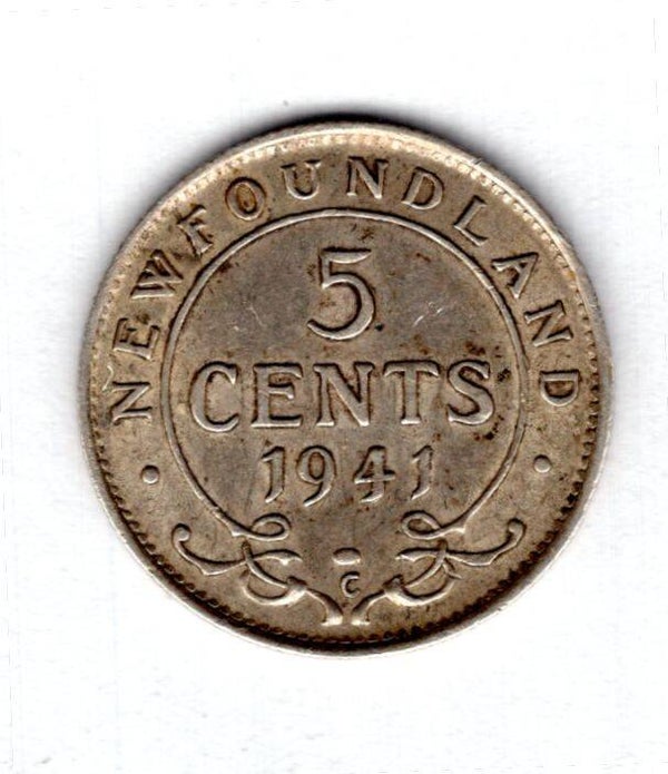 Newfoundland. 5 Cents 1941C. dy16572