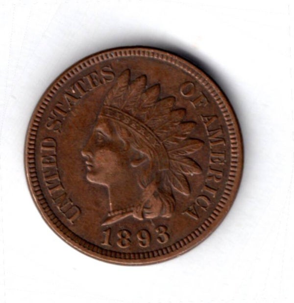 USA. Cent 1893.   dy16573