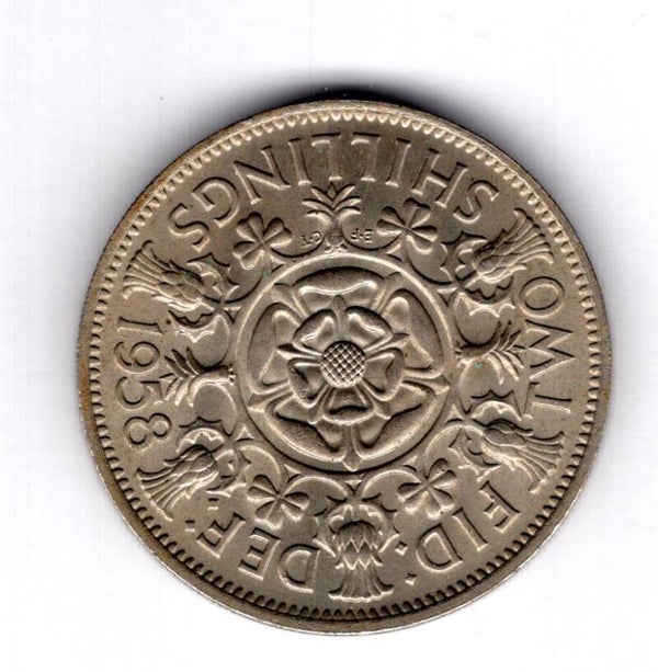 Elizabeth II. Florin 1958.
