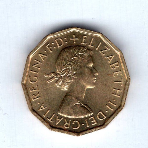 Elizabeth II. Threepence 1961.