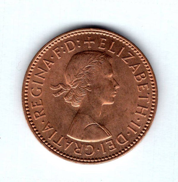 Elizabeth II. Halfpenny 1962      dy16650