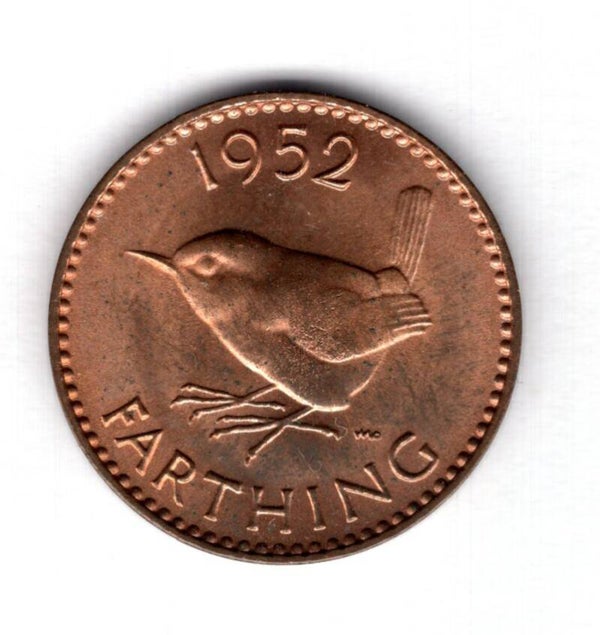 George VI. Farthing 1952.            DY16654