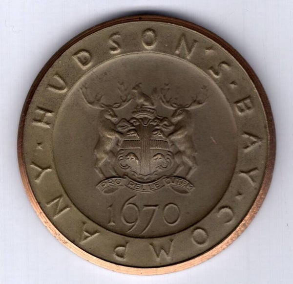 Hudson Bay Medallion, Tercentenary 1670-1970, with box.