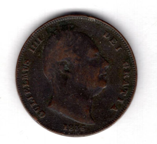 William IIII. Farthing 1836.