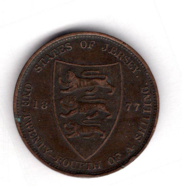 Jersey. 1/24th Shilling 1877.    DY16688