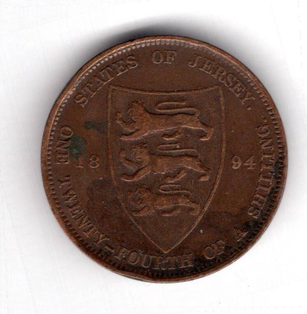 Jersey. 1/24th Shilling 1894.   DY16689