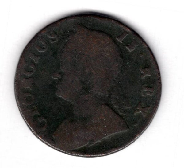 George II. Halfpenny 1745.