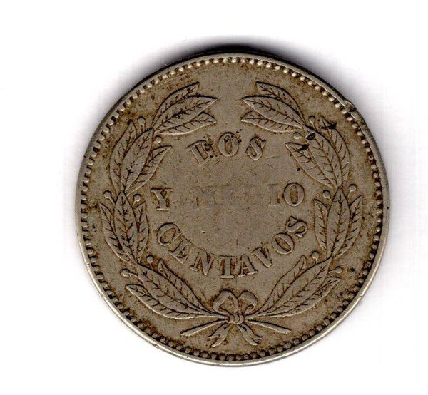 Venezuela. 2.5 Centavos 1877.