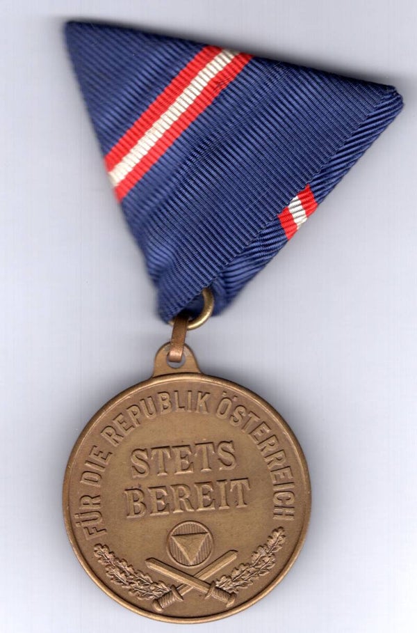 Austria. Military Service Medal. "Always Ready".