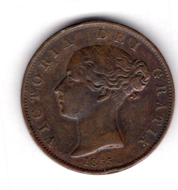 Victoria. Halfpenny 1855.   DY16747