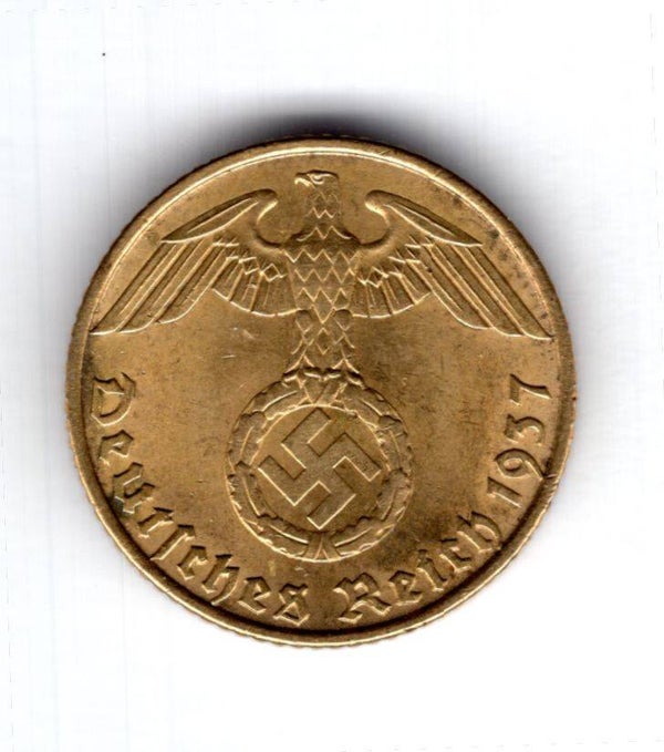 Germany, 5 Pfennig, 1937E. AU.                                       DY16754