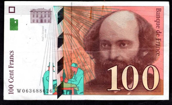 France. 100 Francs. series W 1998. VF.