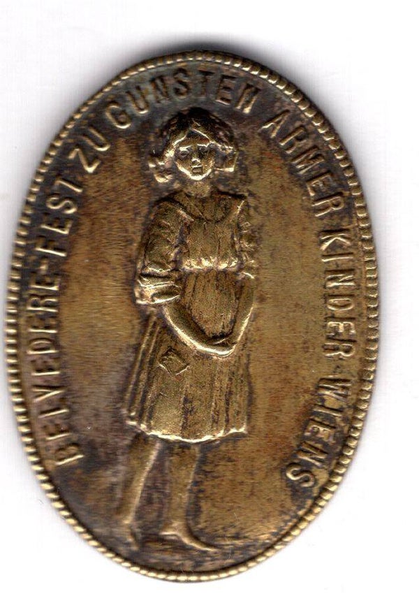Austria. Poor Childrens' Fund Badge, Vienna.