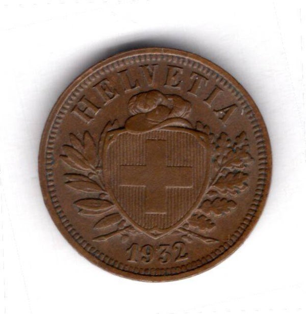 Switzerland. 2 Rappen 1932.   dy16828