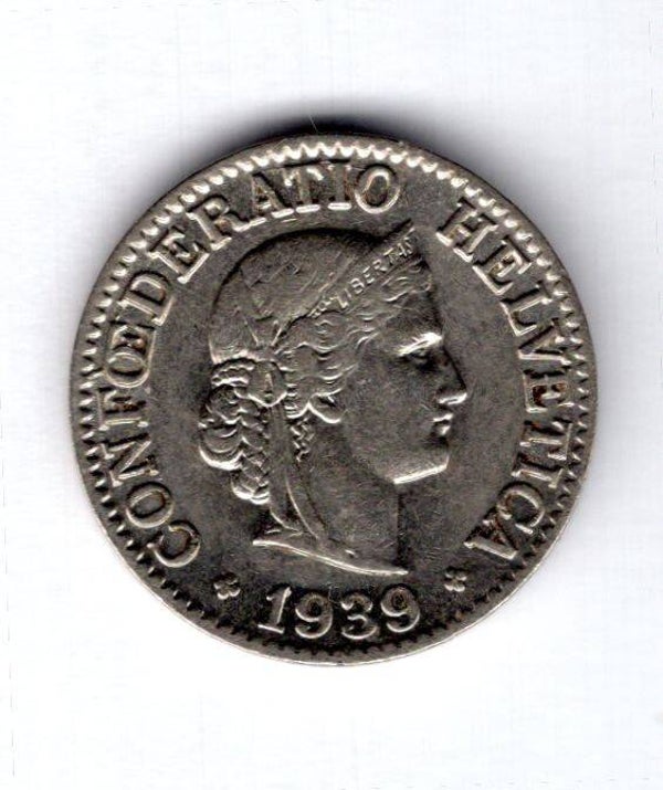 Switzerland. 10 Rappen 1939.  DY16852