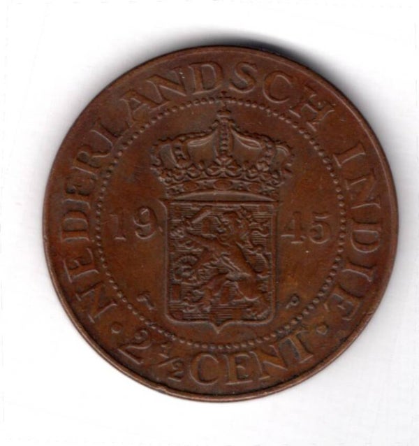 Netherlands Indies. 2.5 Cents 1945.   dy16871