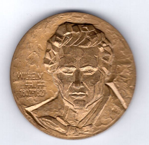 Germany. Pforzheim. Wilhelm Hauff Medallion. 1977.