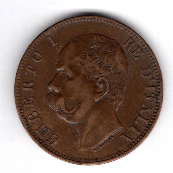 Italy. 10 Centesimi 1893.    DY16883